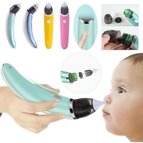 Baby Nasal Aspirator Electric Safe Hygienic Nose Cleaner Soft Ergonomic Anti-reflux Boy Girls Oral Snot Sucker