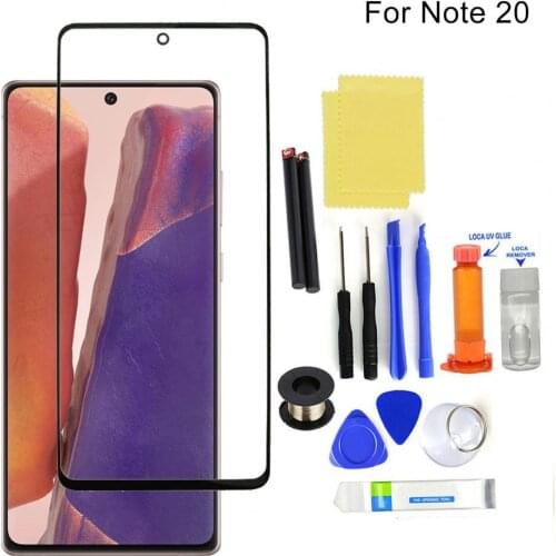 Phone Screen Ultra-thin Replacement Glass Mobile Phone Touch Screen for Samsung Galaxy Note 8/9/10/10 Plus/20/20 Ultra Accessori