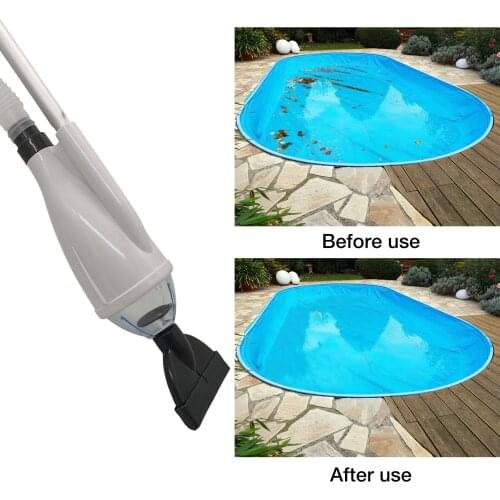 Pool Cleaning Tools, Hand Held Vacuum Pool Cleaner Portable Jet Cleaner Remove Trash And Leaf So Easy For Home Pools