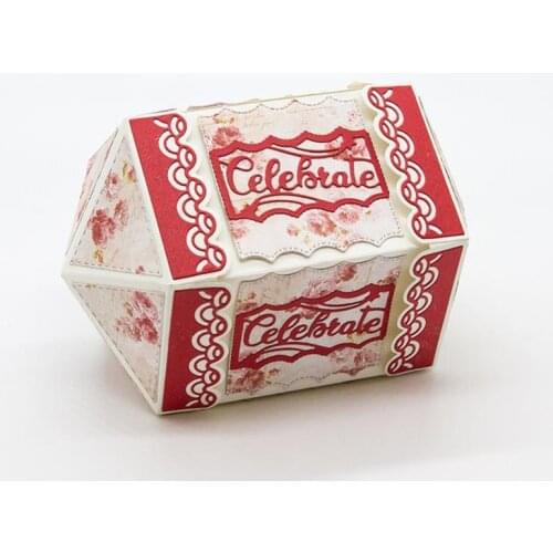 Julyarts Box Cover Cutting Dies New Halloween For DIY Scrapbooking Paper Card Making Craft Engraving Data