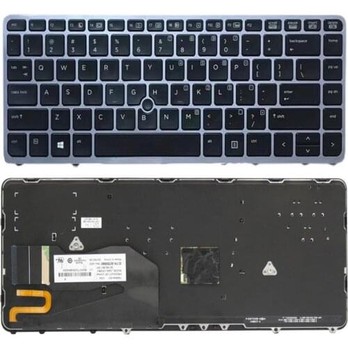 US Laptop Keyboard For HP Elitebook 745 750 840 G1 G2 850 G1 ZBOOK14 Laptop Backlight Replacement Keyboard