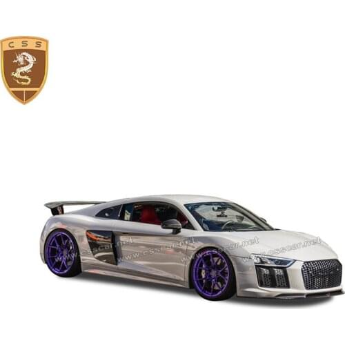 Carbon Fiber Aerodynamic Body Kit for R8 Front Lip Rear Diffuser Bumper Rear Wing for R8 V8 V10 Car Tuning Kit