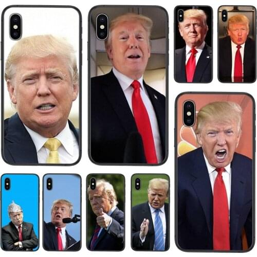 Mobile Pouch Cover Bags Donald John Trump Colorful For Huawei Honor 9X 9I 9A 8X 8S 20S 20i 20 Pro V40 10X Lite