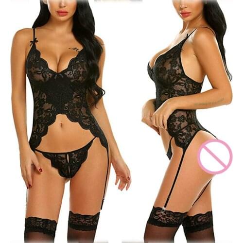 Lace Sexy Lingerie Gothic Corset Women Sexy Underbust Corset Waist Trainer Corset Shaper Plus Size Corpete Corselet with garters