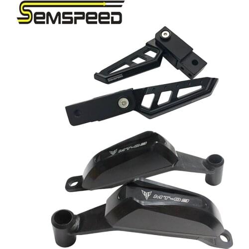 MT-09 FZ-09 Motorcycle Engine Anti Crash Slider Guard Rear Footrest Plate Protector For YAMAHA MT09 MT 09 TRACER 900 2014-2020