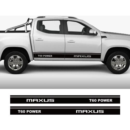 Pickup Door Side Stripes Stickers For Maxus T60 Power Truck Body Vinyl Custom Decor Cover Car Decals Auto Tuning Accessories