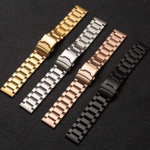 20mm 22mm Metal Strap For Samsung Galaxy Watch 4 classic Band 42mm 46mm Watchbands weight Steel Bracelet Galaxy Watch4 Straps