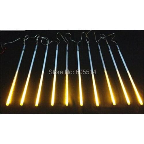 [Seven neon]Free shipping yellow AC110-220V 3meters 10pcs/set 20W 80cm long 78leds/pcs 3528led smd led meteor tube light