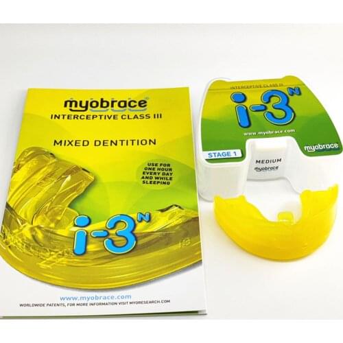 Dental Myobrace I-3N Treating Class III Malocclusion/MRC I-3N Orthodontic Appliance Ages 5 To 8