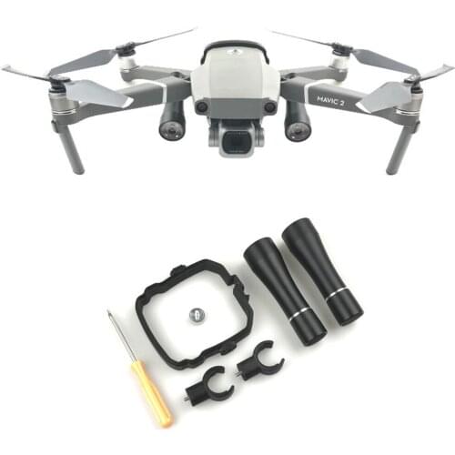 3D Printed Extended LED Headlamp set Replacement Fit For DJI Mavic 2 Pro / Zoom