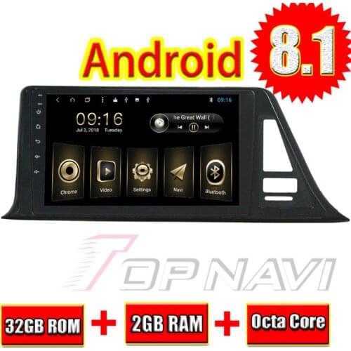 Topnavi Octa Core Android 8.1 Car GPS Navigation for TOYOTA CHR 2015 Autoradio Multimedia Audio Stereo NO DVD Free Map Magnitol
