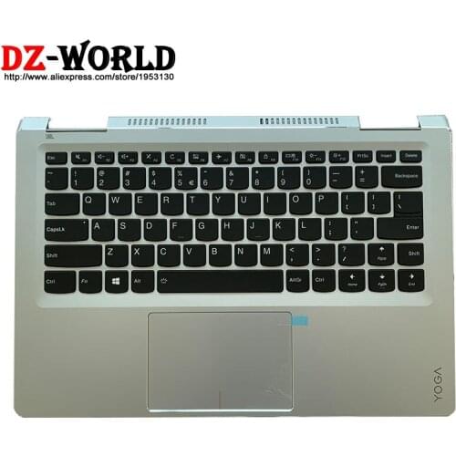USI English Backlit Keyboard with Shell C Cover Palmrest Upper Case and Touchpad for Lenovo Yoga 710-14ISK IKB Laptop 5CB0L47401