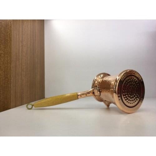 Turkish Arab Ottoman Tarsus Şaban Master Hand Traditional Handicraft Copper Creamer 1 Lt Nostalgic Original Vernacular