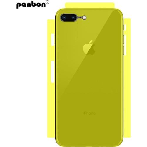 Panbon Nano-coated back film For iPhone X 8 7 Plus HD Soft TPU Full coverage screen protector (Not tempered glass) *2pcs