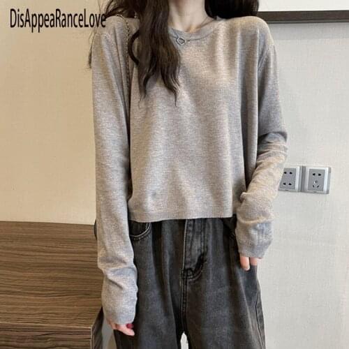 Autumn Winter Long Sleeve Ruched Pullovers Elastic Ladies O Neck Jumpers Sweater 2021 Women Fashion Wool Warm Knit Tops