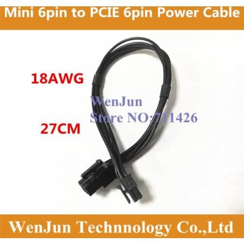 1pcs New Mac Pro/G5 mini 6pin to pci-e 6pin video card power cable 6 pin to 6 pin 8800GT /GTS quadro4000 FX4500 8800gt GTX 570