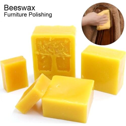 100% Organic Natural Pure Beeswax Cosmetic Maintenance Protect Honey Wax Bee Wood Furniture Polish Natural Pure Tool Candle Soap