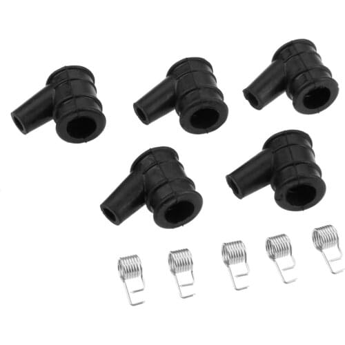 5 Sets Chainsaw Ignition Coil Cap And Spring 2 Stroke Garden Tool Parts for 4500 5200 5800 Chainsaw Spare Parts