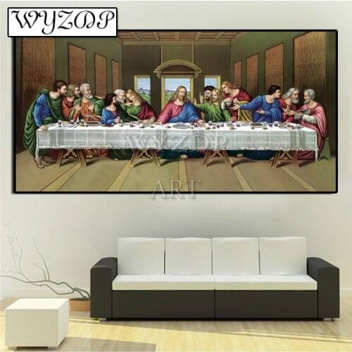 5D Diamond painting Dinner Picture Full Square/Round Diamond Embroidery Mosaic Cross stitch Gift Kits Home decor 20210105