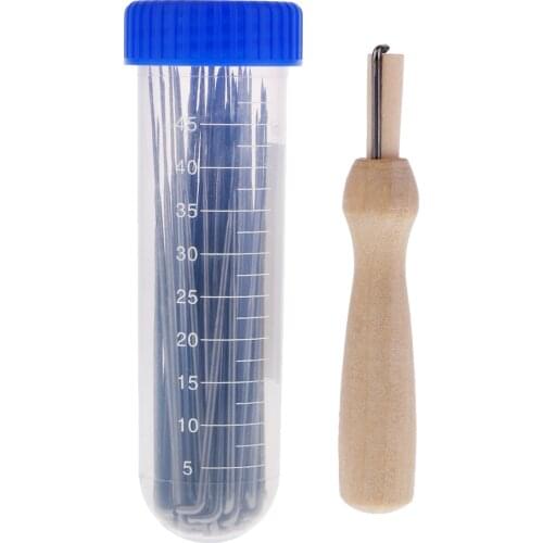 61pcs Wool Felting Needles Felt Tool Needle Starter DIY Craft 3 Various size