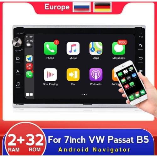 7 inch GPS Navigation For VW PASSAT B5 JETTA BORA GOLF 4 POLO MK5 MK4 MK3 T5 For Peugeot 307 Autoradio DVD SWC WIFI BT 2DIN
