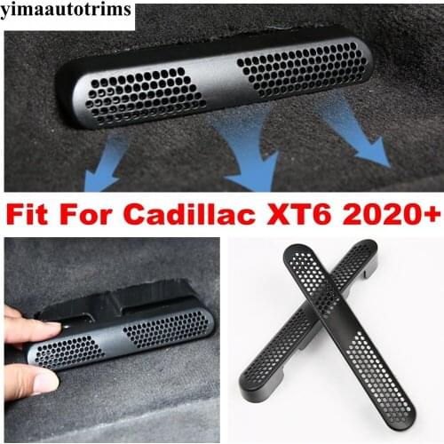 Car Air Conditioner Under Rear Seat Seat Air Vent Duct Outlet Shell Cover Trim Plastic Accessories For Cadillac XT6 2020 2021