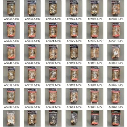 Nolzurs Marvelous Board Game Miniatures Ogcs Rogue Hero Elf Fighter Skeletons Wizard Role Playing Figures TPRG Toys Gift