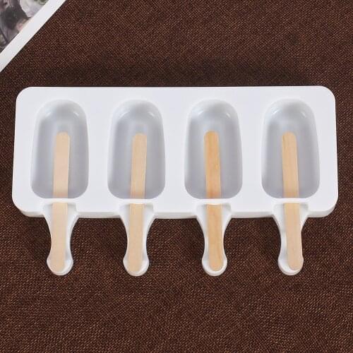 Ice Cream Molds Silicone Popsicle Mold Freeze Ice Cream Maker DIY Dessert Mould Form For Popsicle Mould Cakesicle Mold Tools