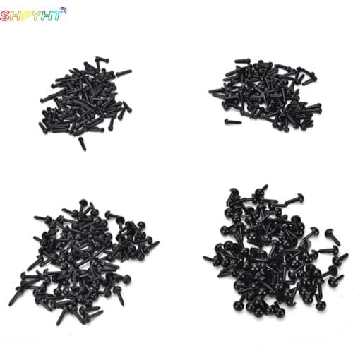 DIY Black Plastic Safety Eyes Toy For Teddy Bear Doll Animal Making Craft Accessories 100 Pcs/Set Plastic Cartoon Eyes NEW 2021