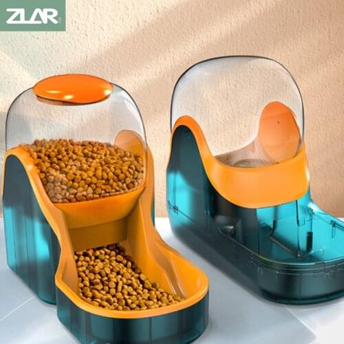 3.8L Gravity Pet Water Dispenser Cat Automatic Feeder Plastic Dog Water Bottle Food Water Dispenser Pet Feeding Bowl for Cat Dog