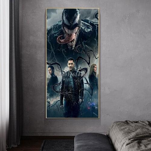 Disney Marvel Classic Movie Venom Canvas Painting Modern Poster and Prints Wall Art Decorations Pictures Living Room Home Decor