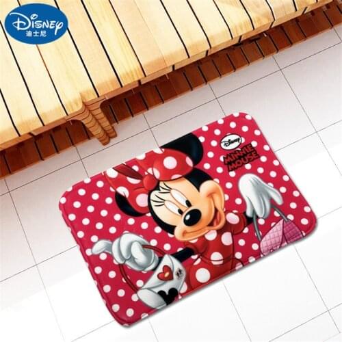 Cartoon Mickey Minnie Mouse mat cushion 38x58cm Door mat Bathroom Mat kitchen Doorway children room balcony mat Bedroom Carpet