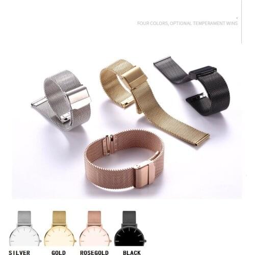 Milanese Loop Bracelet Stainless Steel band For For Huami Amazfit Stratos 2/2S 20 22MM For Huami Amazfit Bip Youth Watch band