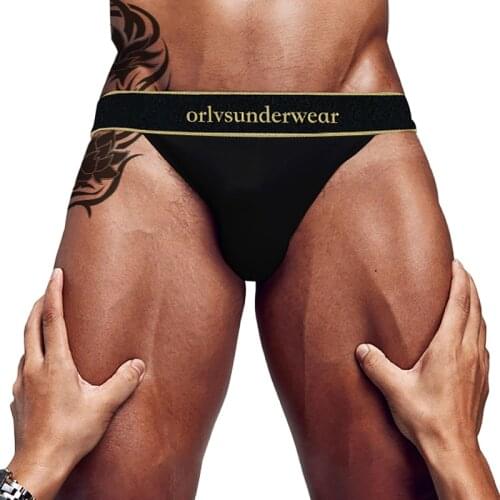 ORLVS Brand Sexy Men Underwear Briefs Cuecas Cotton Breathable Ropa Interior Hombre U Convex Pouch Gay Brief Bikini Panties