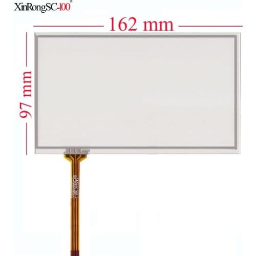 New for compatible KDT-3862 IPC 162 * 97 7 inch touch screen TP four-wire resistive car DVD navigation one machine