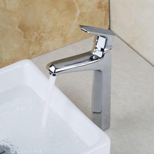 New Kitchen Faucet Single Handle Single Hole Sink Bathroom Faucet torneira Square Rectangle Faucet