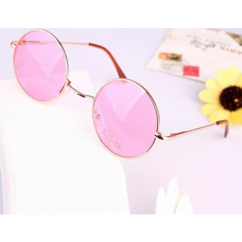 Hot Fashion New Goggles Women Lady Nifty Summer Shade Round Style Glasses Multicoloured UV Sunglasses Men Oculos de sol feminino
