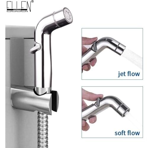 Bidet Faucet Toilet Sprayer Hanging NO Punch Two Function Toilet Hand Bidet with Brass T Adapt ML08