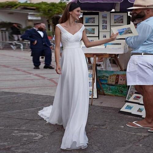 Sposacott Chiffon Wedding Dresses