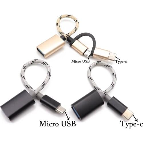 Type Micro USB OTG Cable Type C to USB Adapter OTG Charging Type-C Micro Charger Data Cable Converter For Xiaomi for Huawei