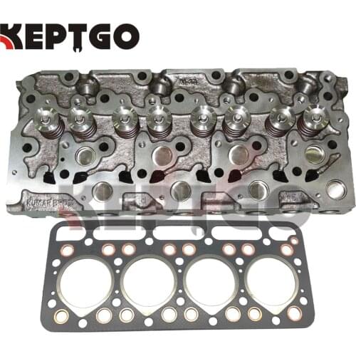 V1502 Complete Cylinder Head Assy Valves With Head Gasket for Kubota Engine