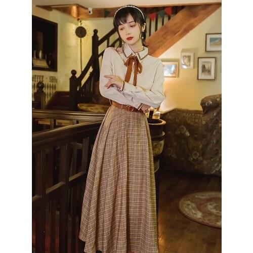 2020 new fashion womens clothing Full Turn-down Collar Single Breasted two piece set women shirt women