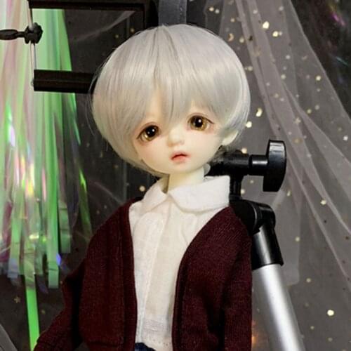 1/3 1/4 1/6 1/8 Bjd SD Wig Hair High Temperature Short Cute Wig Wire