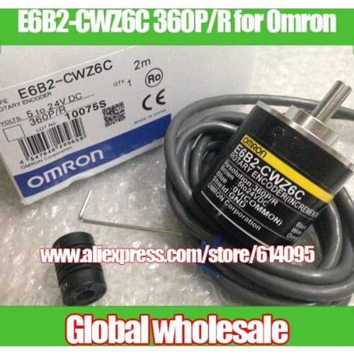 1pcs E6B2-CWZ6C 360P/R for Omron / ABZ 3-phase rotary pulse encoder / incremental optical encoder