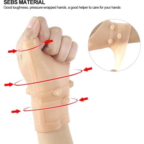 1Pc Magnetic Therapy Wrist Glove Tenosynovitis Pain Relief Healthcare Wrist Hand Thumb Braces Gloves Wrist Support