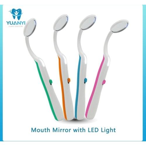 1 pcs Mouth Mirror with LED Light Oral Health Care Dental Intraoral Teeth Checking Mirror Mouth Mirror Teeth Diagnostic-tool