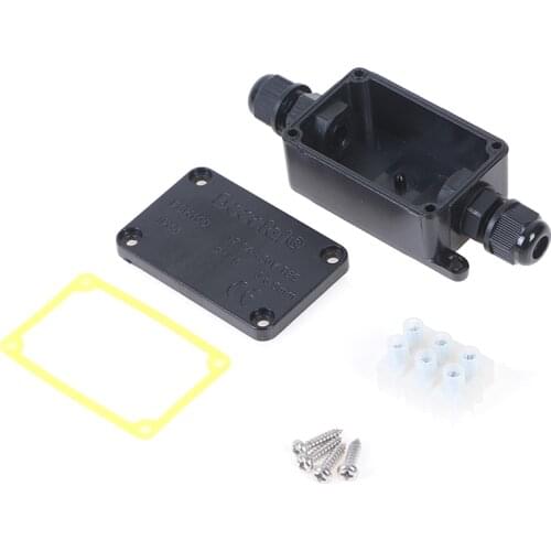 2 Way Outdoor Waterproof IP66 Electrical Cable Wire Connector Junction Box With Terminal 450V Junction Box