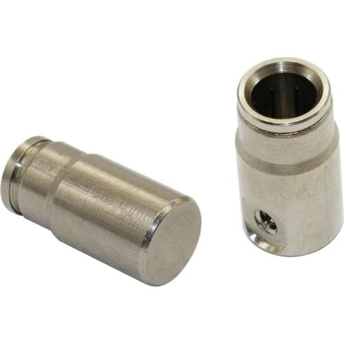 3/8" Hose End Slip Lock Connector 9.52mm Pipe Quick Connecting Coupling End Plug Two Nozzles Seat and Without Nozzle Seat Option