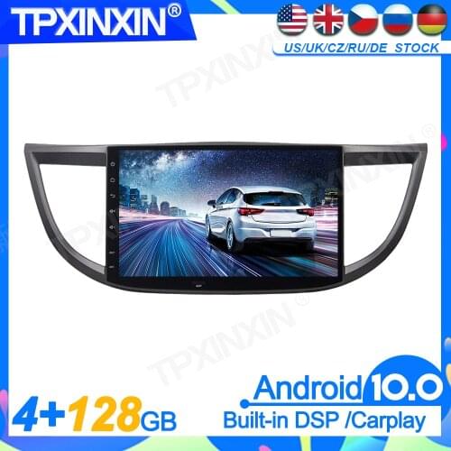 4+128GB Android 10 Car No DVD Player GPS Navigation For Honda CRV CR-V 2012 2013 2014 2015 2016 Radio Recorder Stereo Head Unit