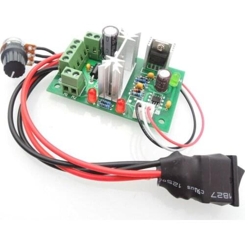 6V 12V 24V PWM DC Motor Speed Controller Reversible Switch Governor Adjustable Speed Control Digital Display 0~100